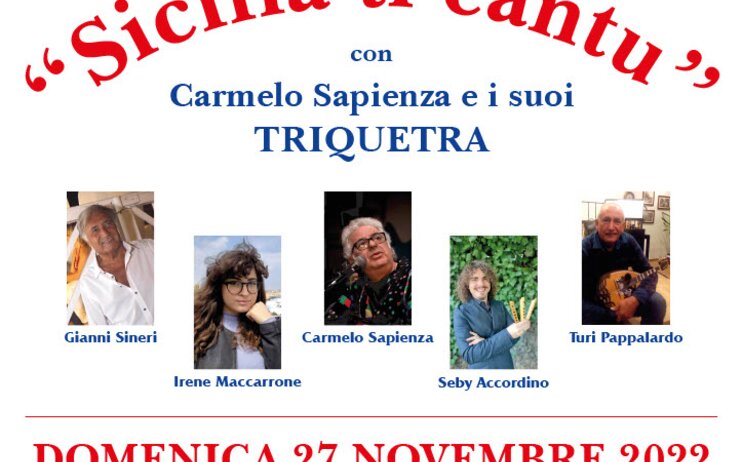 "Sicilia ti cantu" - ATTENZIONE: Evento rinviato a causa del maltempo!